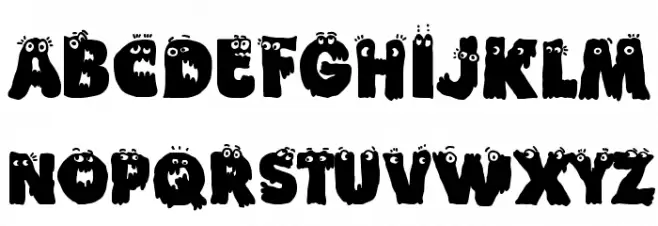 Funny Death Caratteri MINUSCOLO