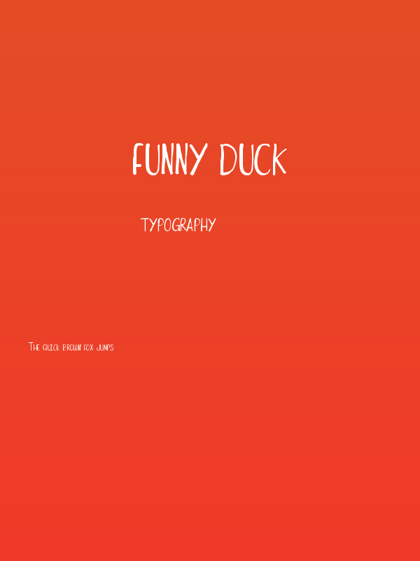 Funny Duck Poster