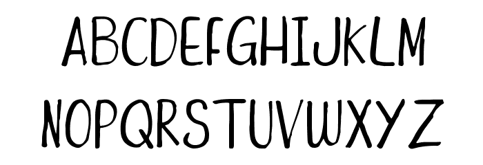Funny Duck Font LOWERCASE