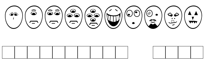 Funny Face Font OTHER CHARS