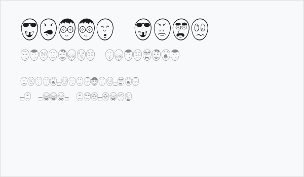 Funny Face Business Card