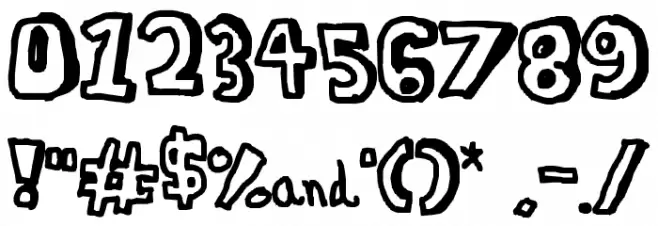 Funny Fellini Font OTHER CHARS