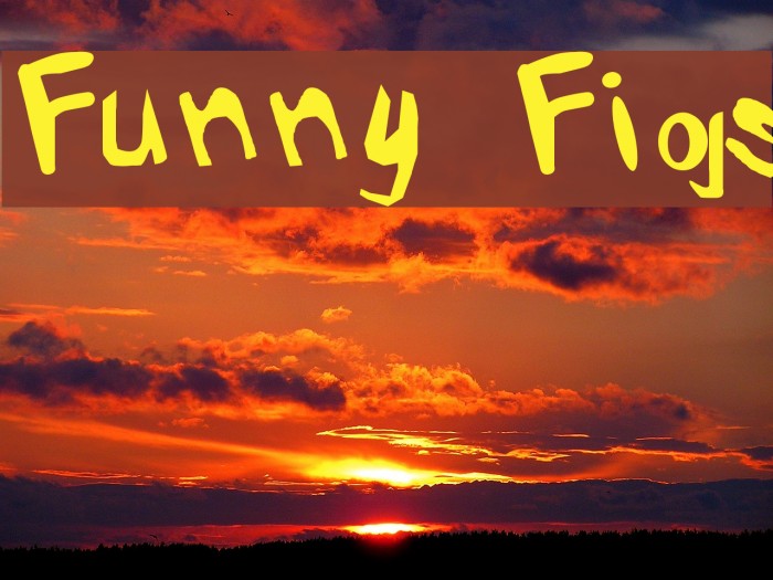 Funny Figs Font examples