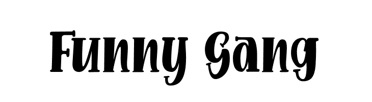 Funny Gang Fonte