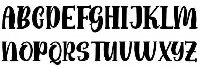 Funny Gang Caratteri MAIUSCOLE