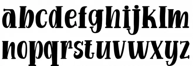 Funny Gang फ़ॉन्ट लोअरकेस