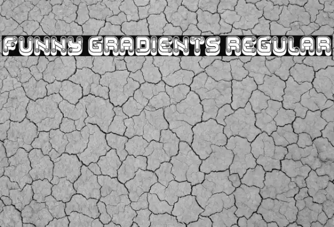 Funny Gradients Regular Font examples