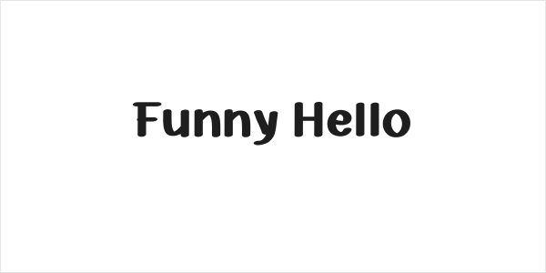 Funny Hello Logo