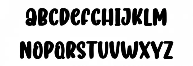 Funny Kids خط أحرف صغيرة