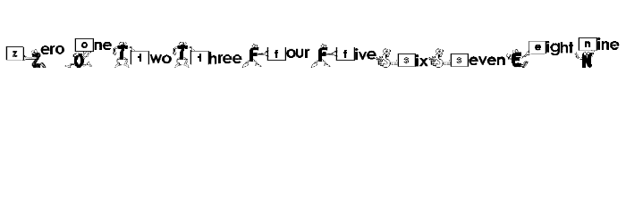 Funny Letters Fuentes OTROS CHARS