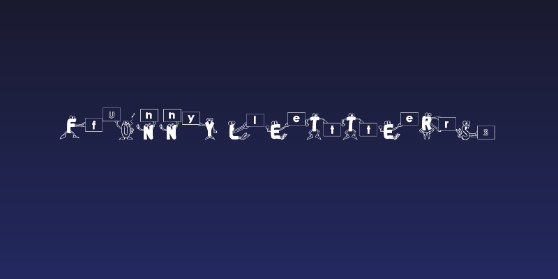 Funny Letters Social Header