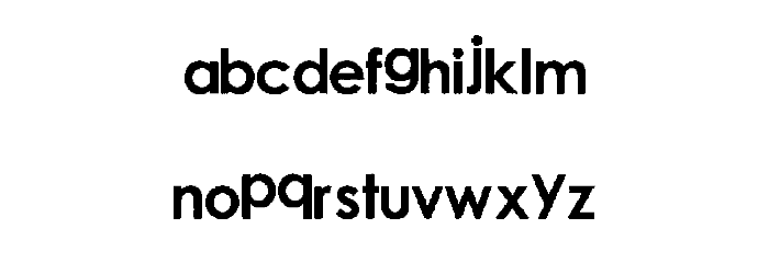 Funny Letters Fuentes MINÚSCULAS