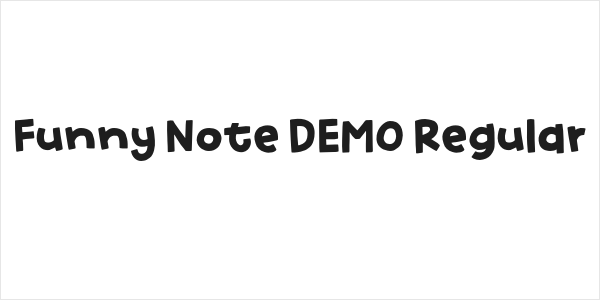 Funny Note DEMO Regular Logo