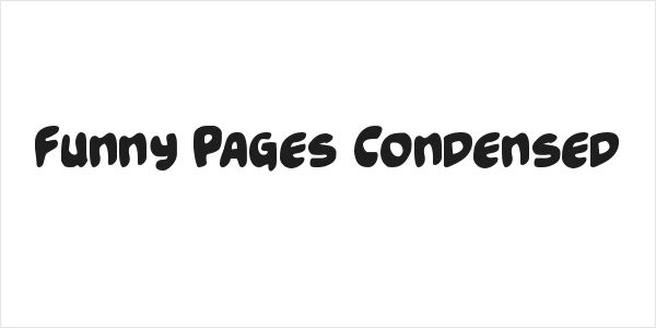 Funny Pages Condensed Logo