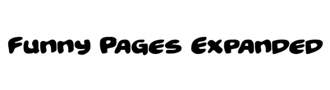 Funny Pages Expanded  Fuentes Gratis Descargar