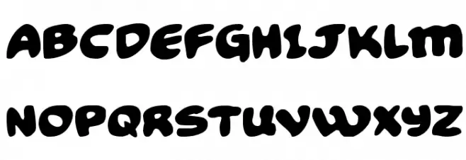 Funny Pages Expanded Font Litere mari