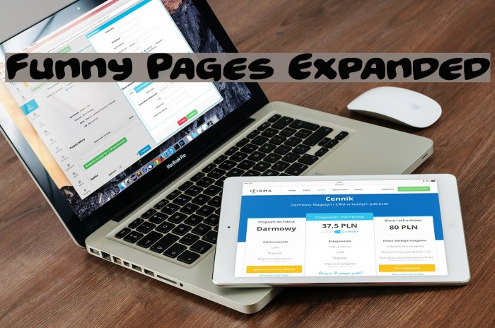 Funny Pages Expanded لخطوط تنزيل examples