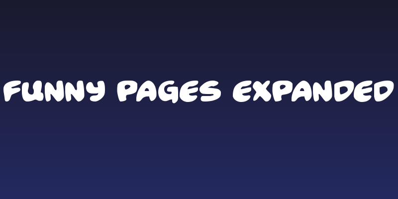 Funny Pages Expanded Social Header