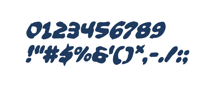 Funny Pages Funky Italic Other Characters