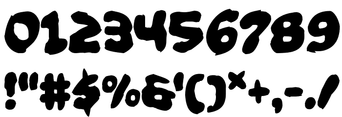 Funny Pages Funky Font OTHER CHARS