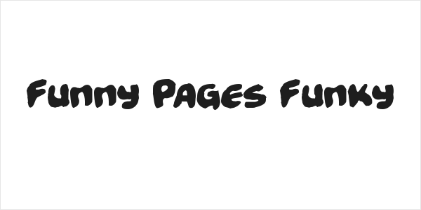Funny Pages Funky Logo