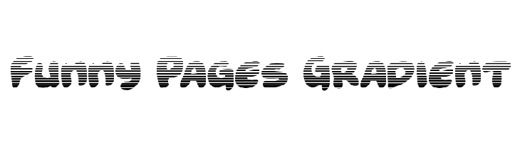 Funny Pages Gradient  Free Fonts Download