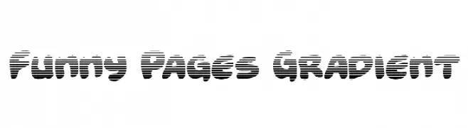 Funny Pages Gradient  Fuentes Gratis Descargar