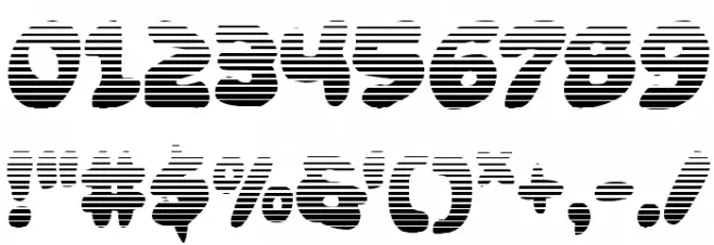 Funny Pages Gradient خط محارف أخرى