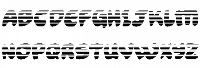 Funny Pages Gradient Schriftart Groß