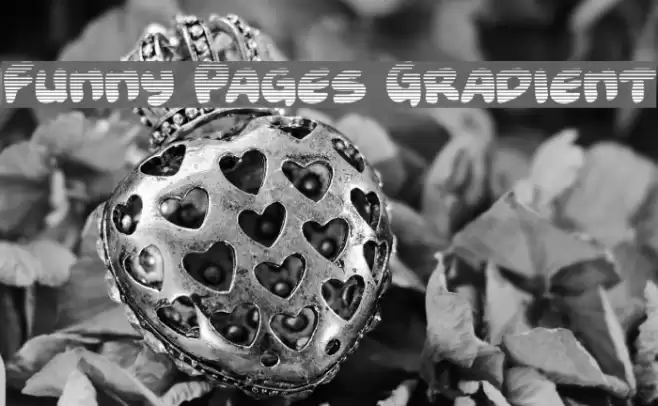 Funny Pages Gradient خط examples