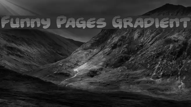 Funny Pages Gradient خط examples