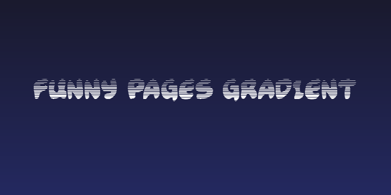 Funny Pages Gradient Social Header