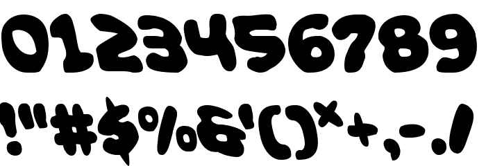 Funny Pages Leftalic Font OTHER CHARS