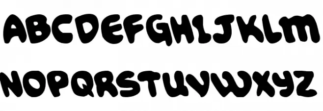 Funny Pages Leftalic Caratteri MAIUSCOLE