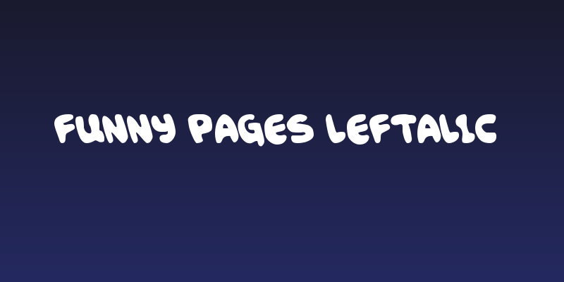 Funny Pages Leftalic Social Header