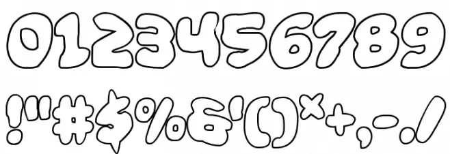Funny Pages Outline خط محارف أخرى