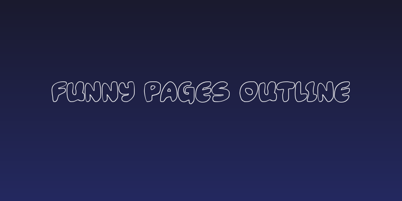 Funny Pages Outline Social Header