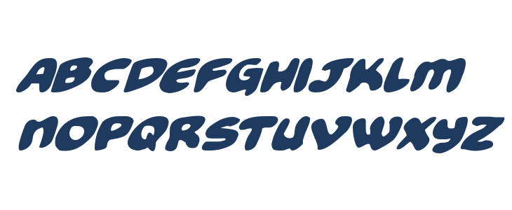 Funny Pages Super-Italic Lowercase