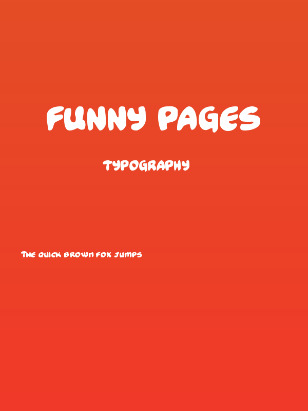Funny Pages Poster