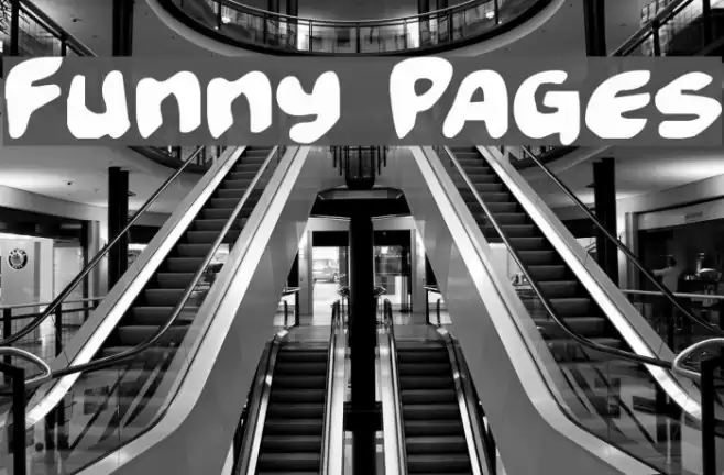 Funny Pages خط examples