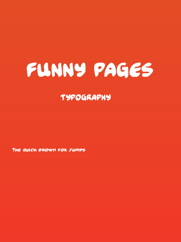 Funny Pages Poster