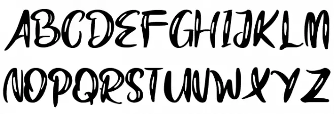 Funny Planet Schriftart Groß
