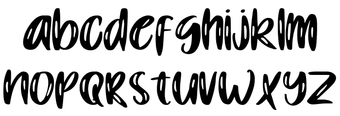 Funny Planet Font LOWERCASE