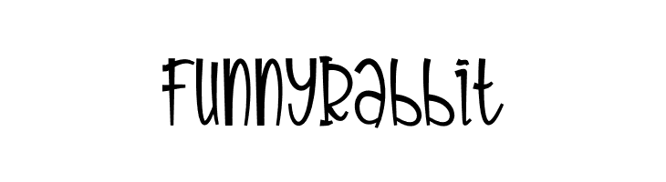 Funny Rabbit  フリーフォントのダウンロード