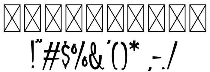 Funny Rabbit Font OTHER CHARS