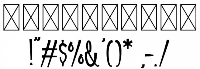 Funny Rabbit Font OTHER CHARS