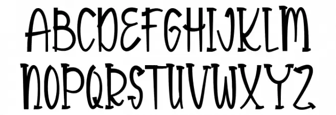 Funny Rabbit Schriftart Groß