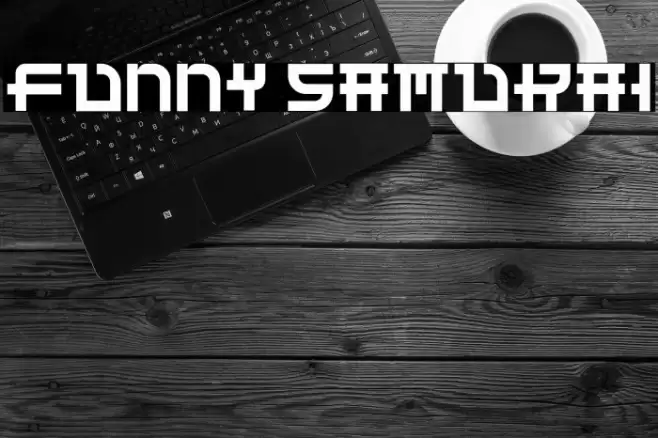 Funny Samurai Font examples