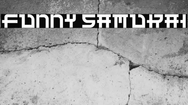 Funny Samurai Font examples
