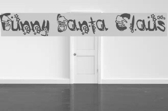 Funny Santa Claus Font examples